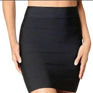 BEBE black bandage skirt